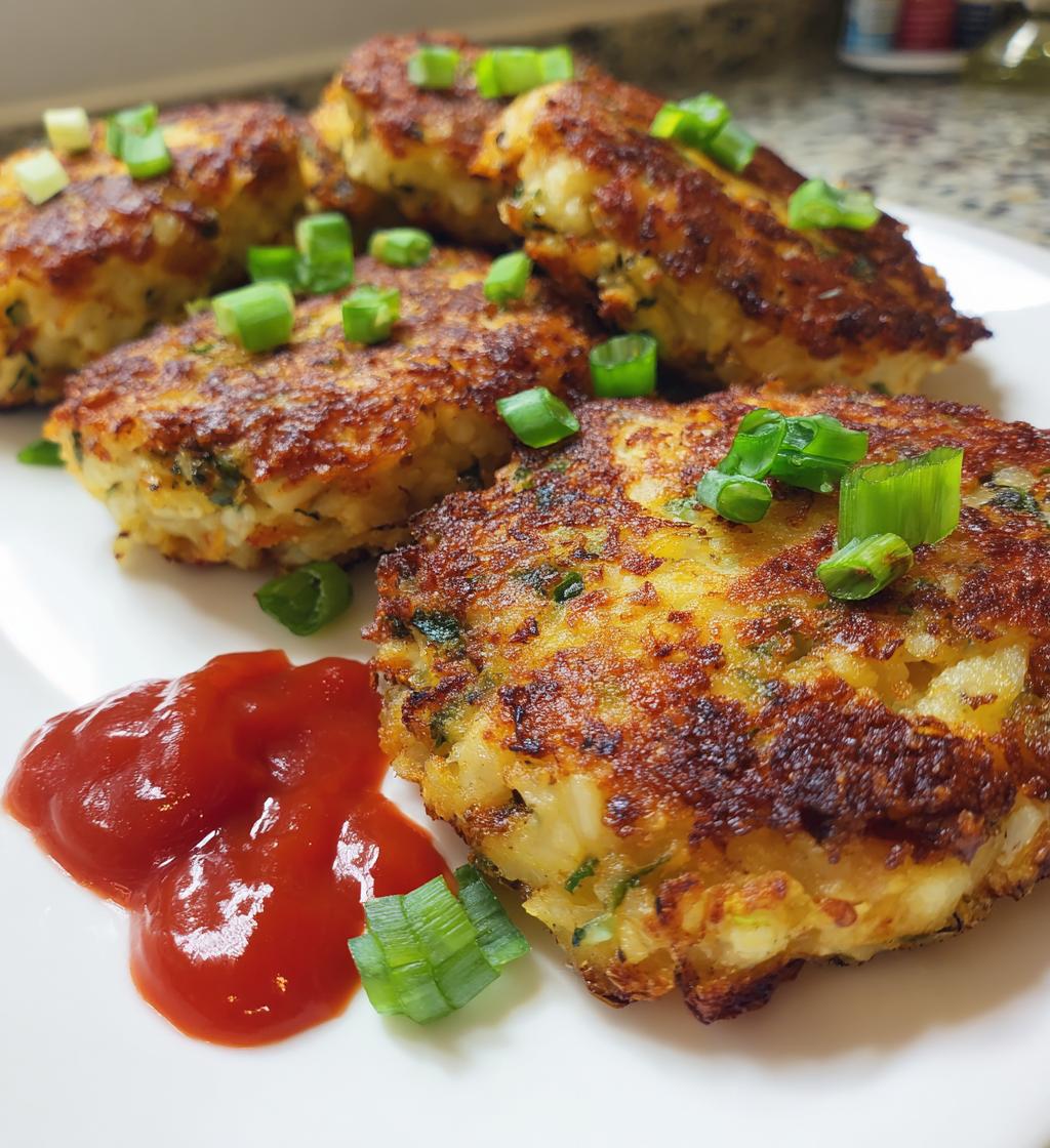 fried mashed potato patties recipe