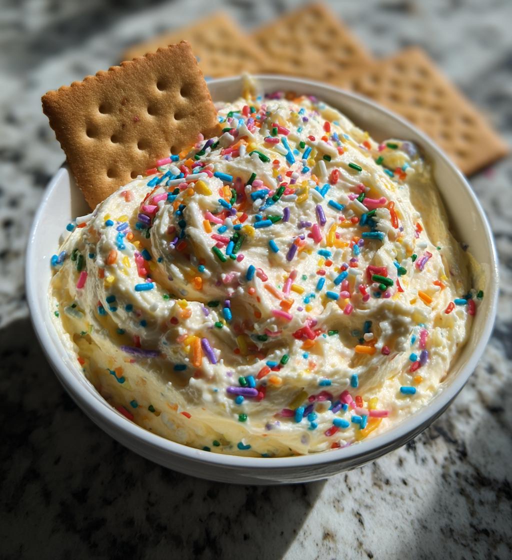 funfetti dip - detail 1