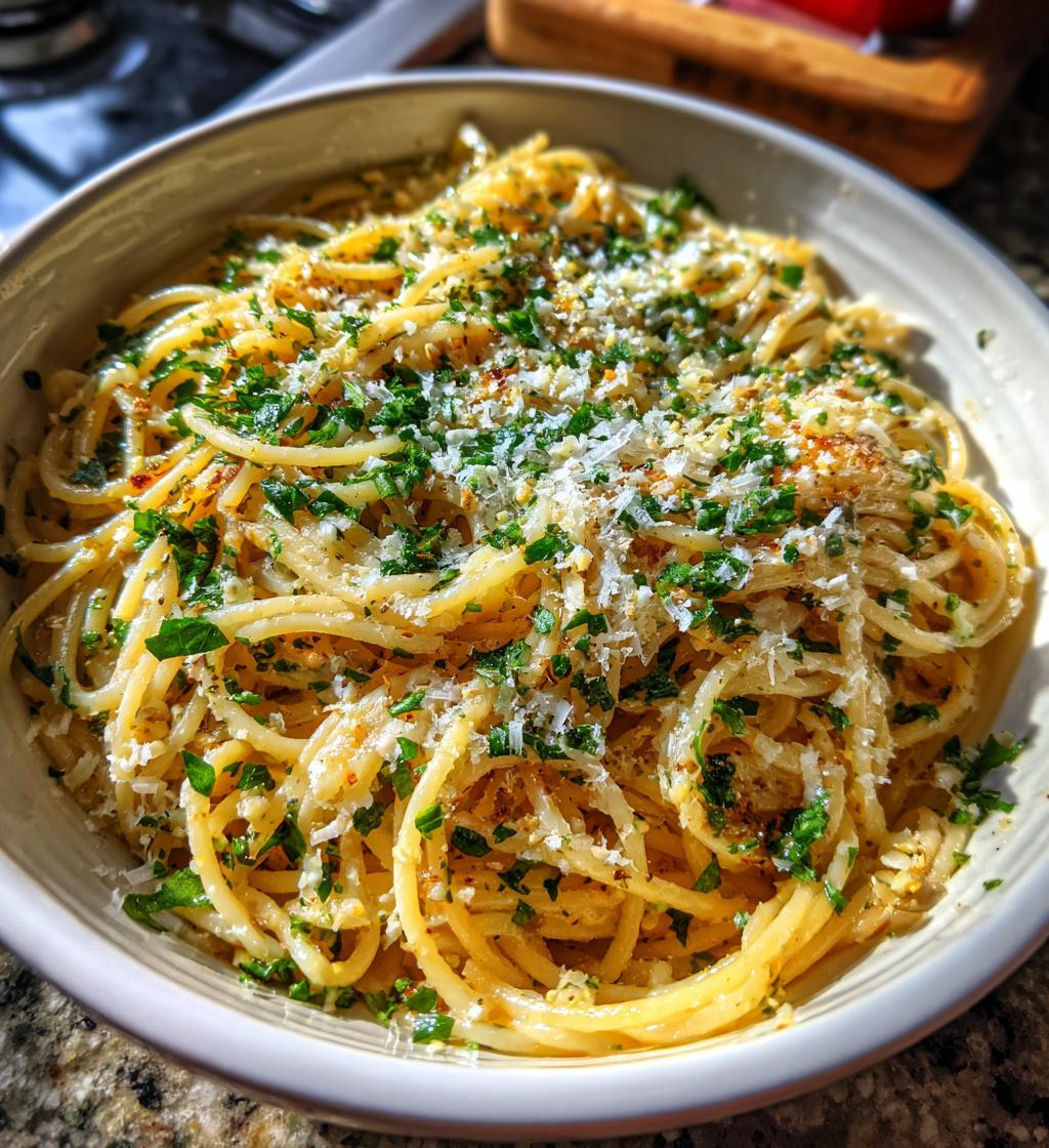 garlic bread pasta recipe - detail 1