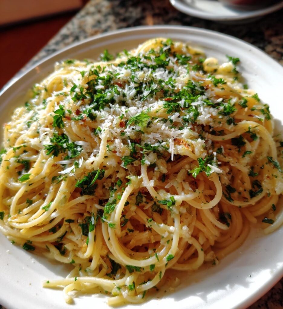 garlic bread pasta recipe