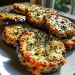 garlic parmesan grilled eggplant