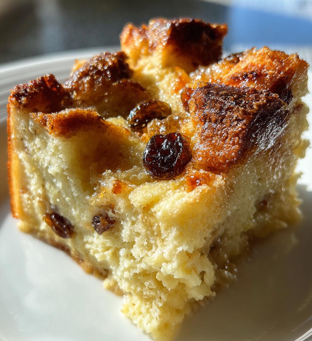 gluten free bread pudding - detail 1