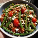 green bean and farro picnic salad