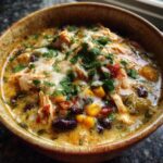 green chile chicken enchilada soup