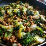 ground turkey cabbage skillet