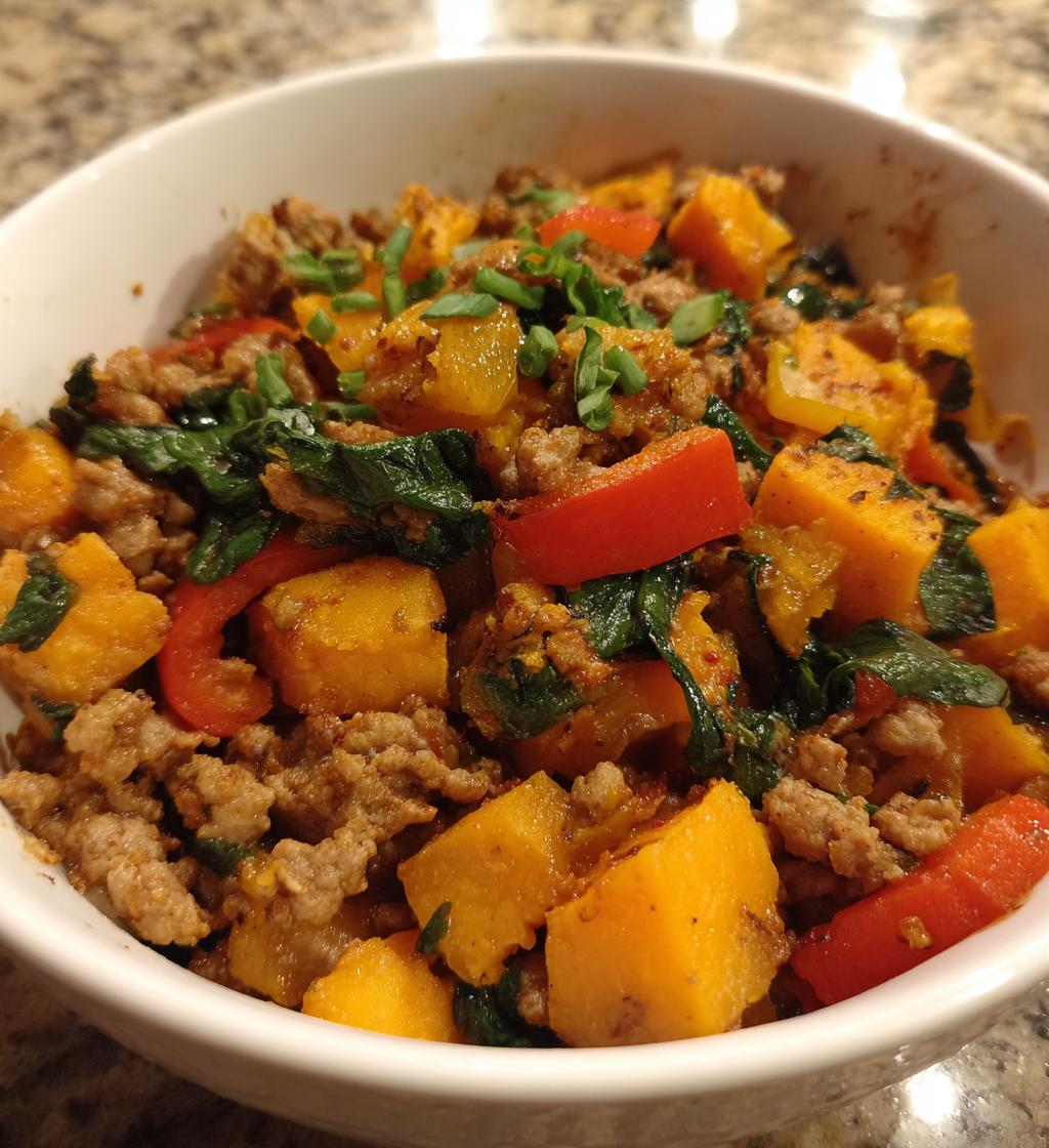 ground turkey sweet potato bake - detail 1