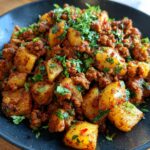 ground turkey with potatoes