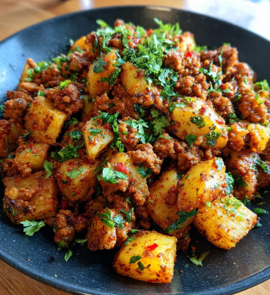 ground turkey with potatoes