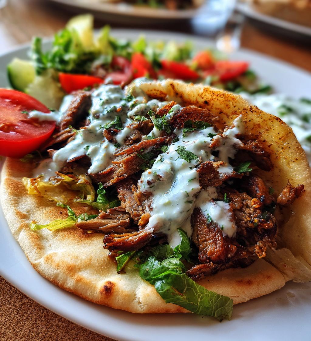 gyro meat - detail 1