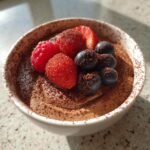high protein chocolate mousse