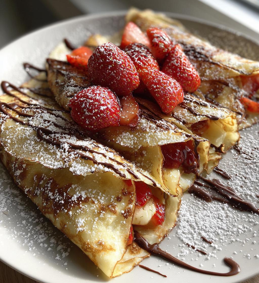 homemade crepes - detail 1