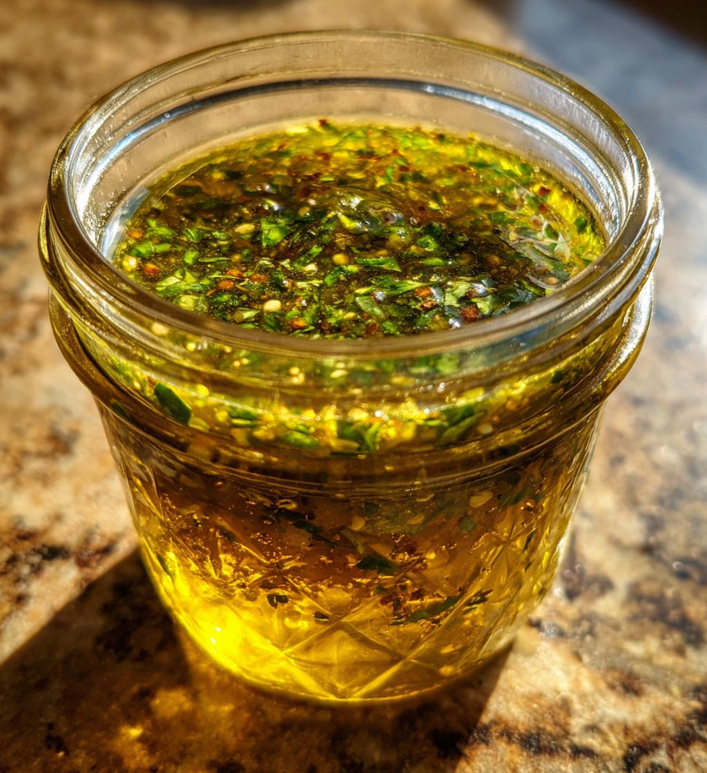 homemade italian dressing - detail 1