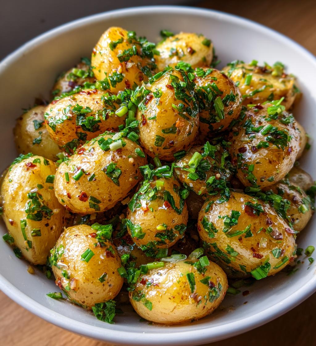 honey mustard warm potato salad