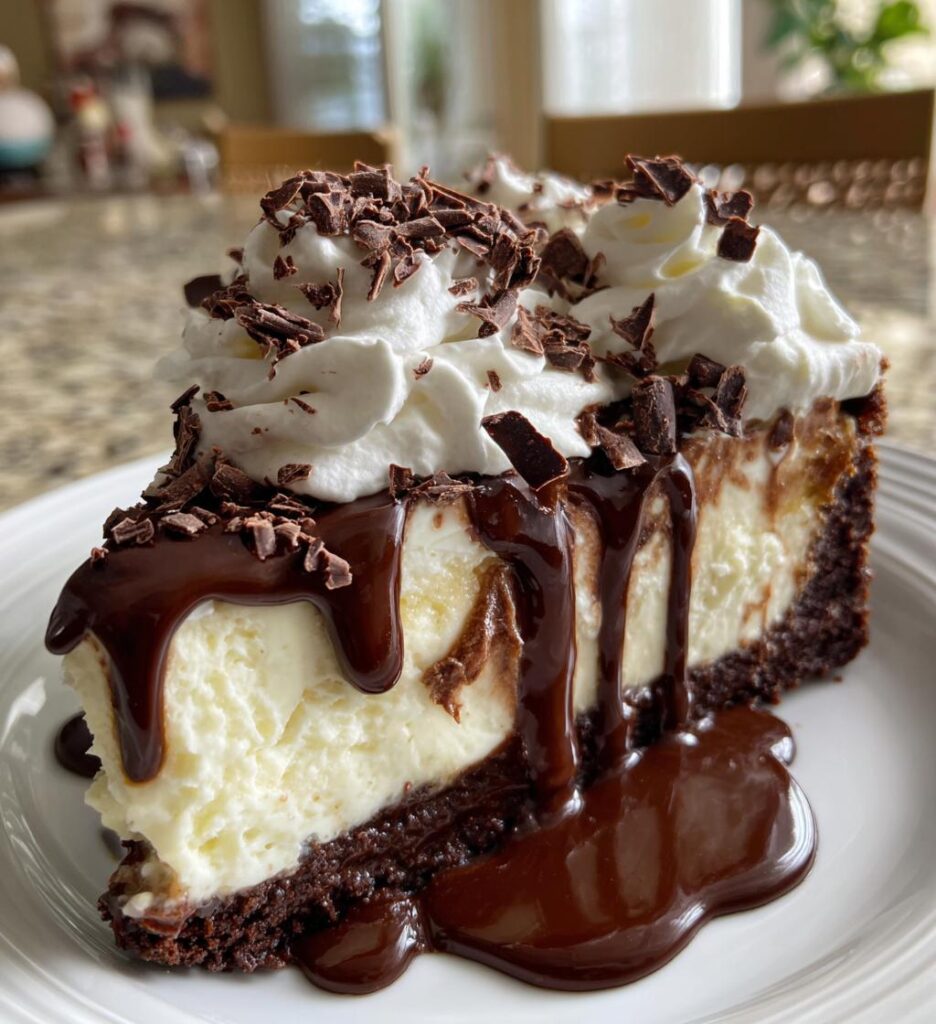 hot fudge sundae brownie cheesecake