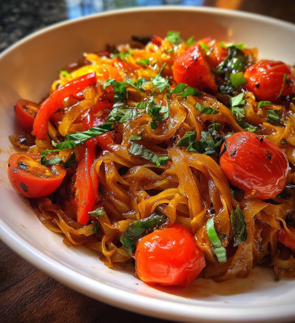 italian drunken noodles - detail 1