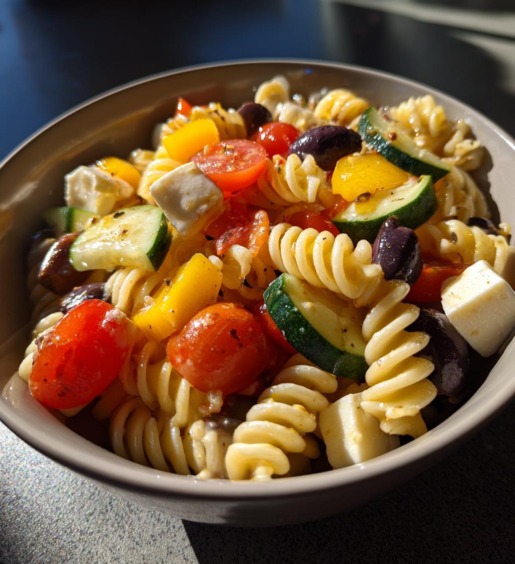 italian pasta salad recipe - detail 1