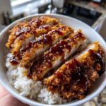 japanese katsu bowls with tonkatsu sauce