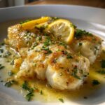 lemon butter baked cod