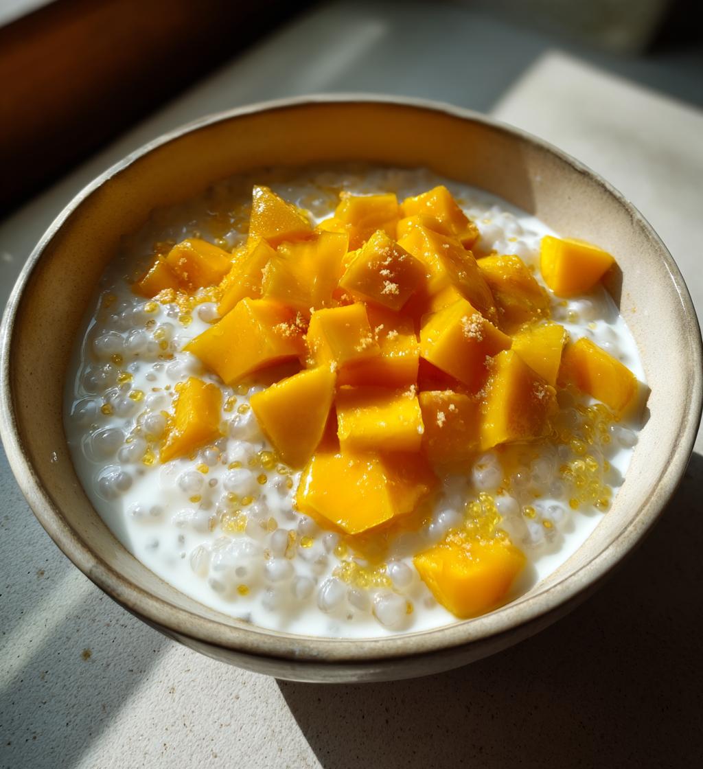 mango sago - detail 1