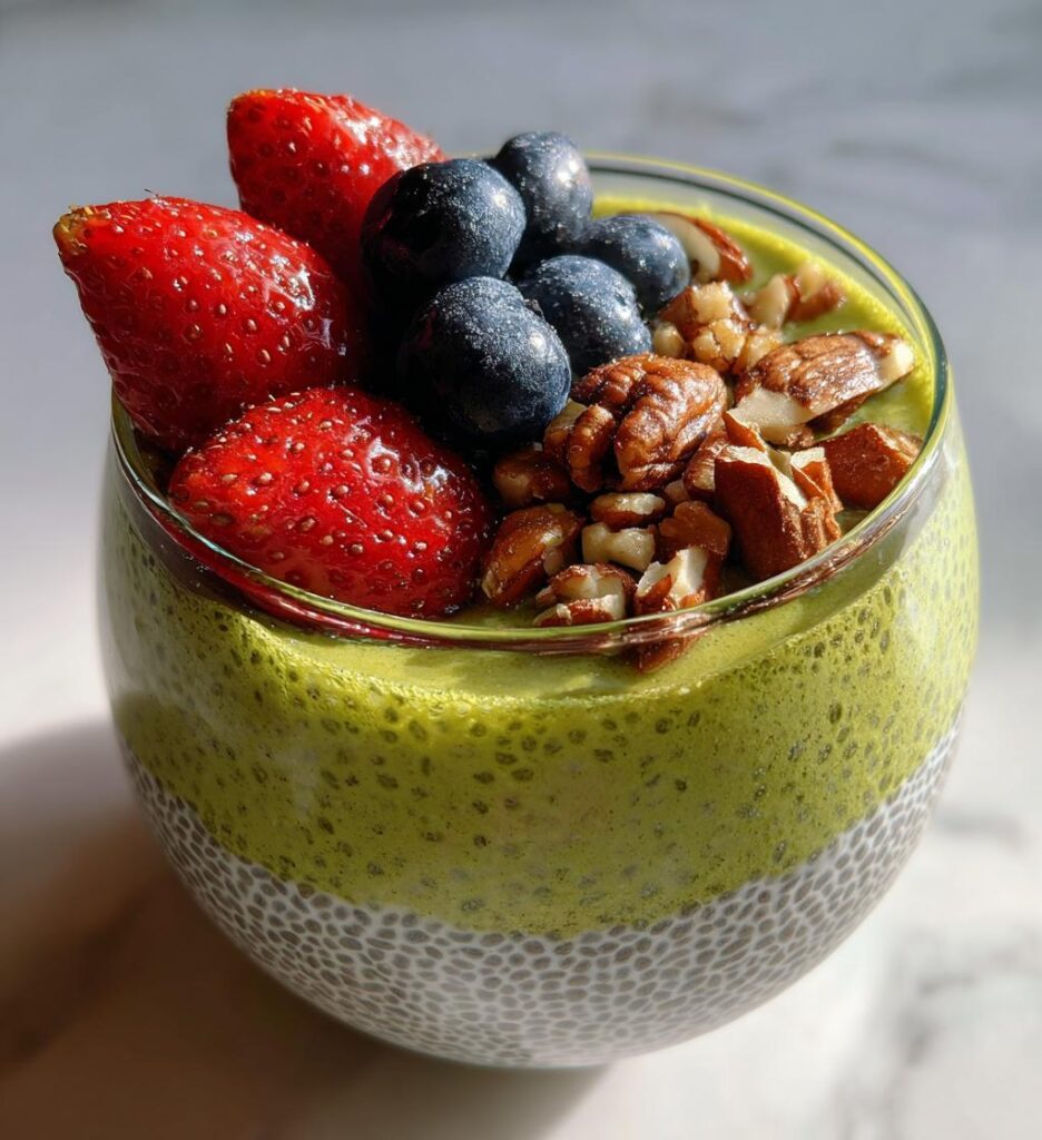 matcha chia pudding recipe
