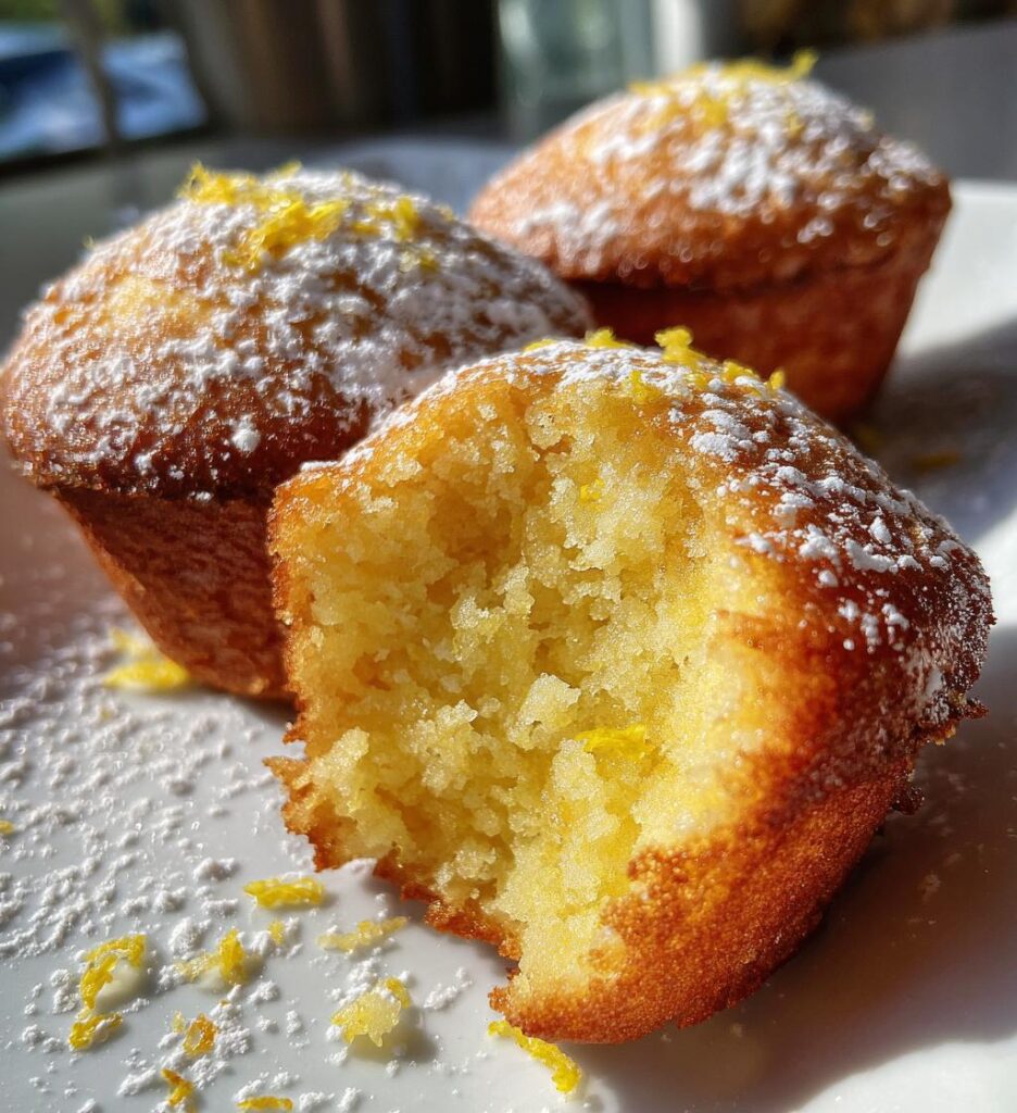 mini lemon drop cakes