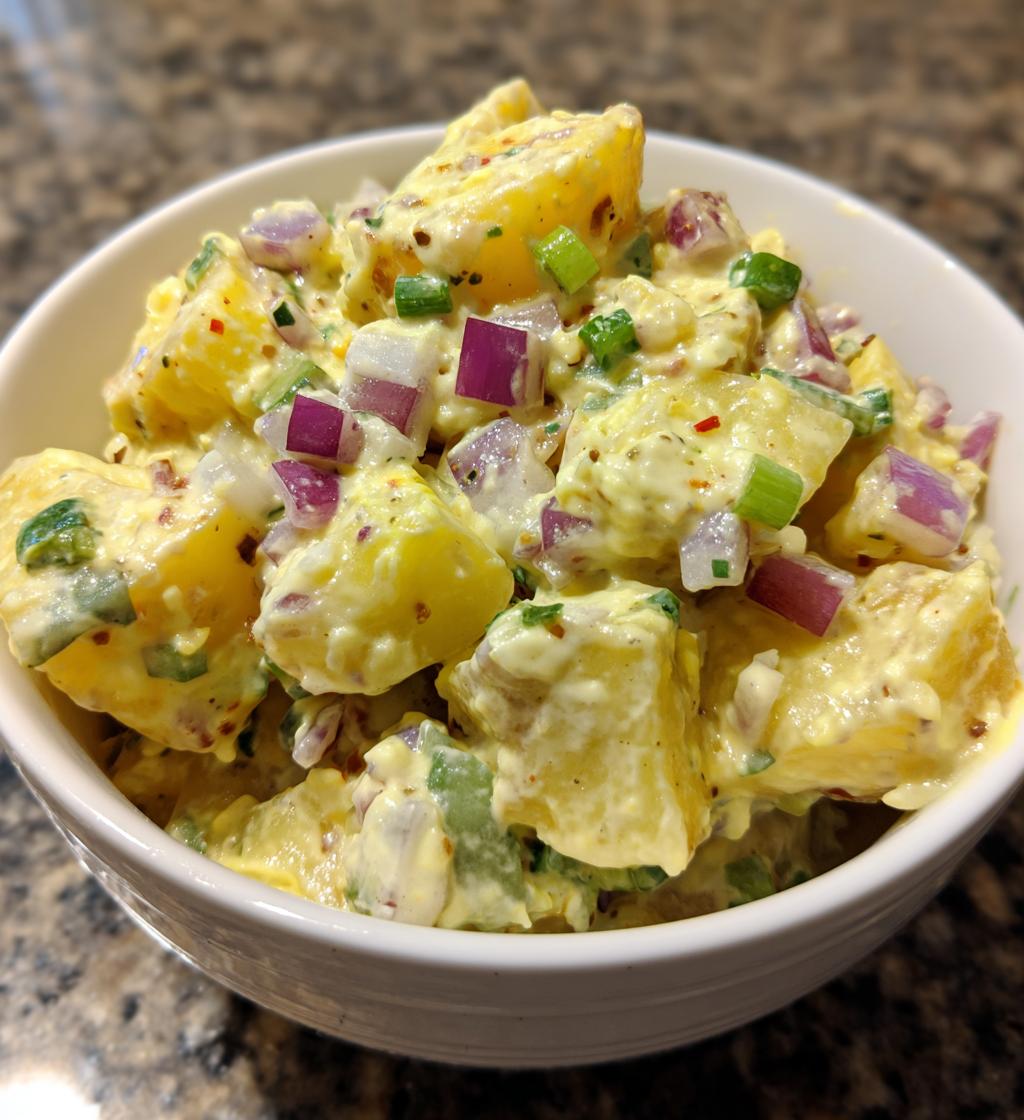 mustard potato salad - detail 1