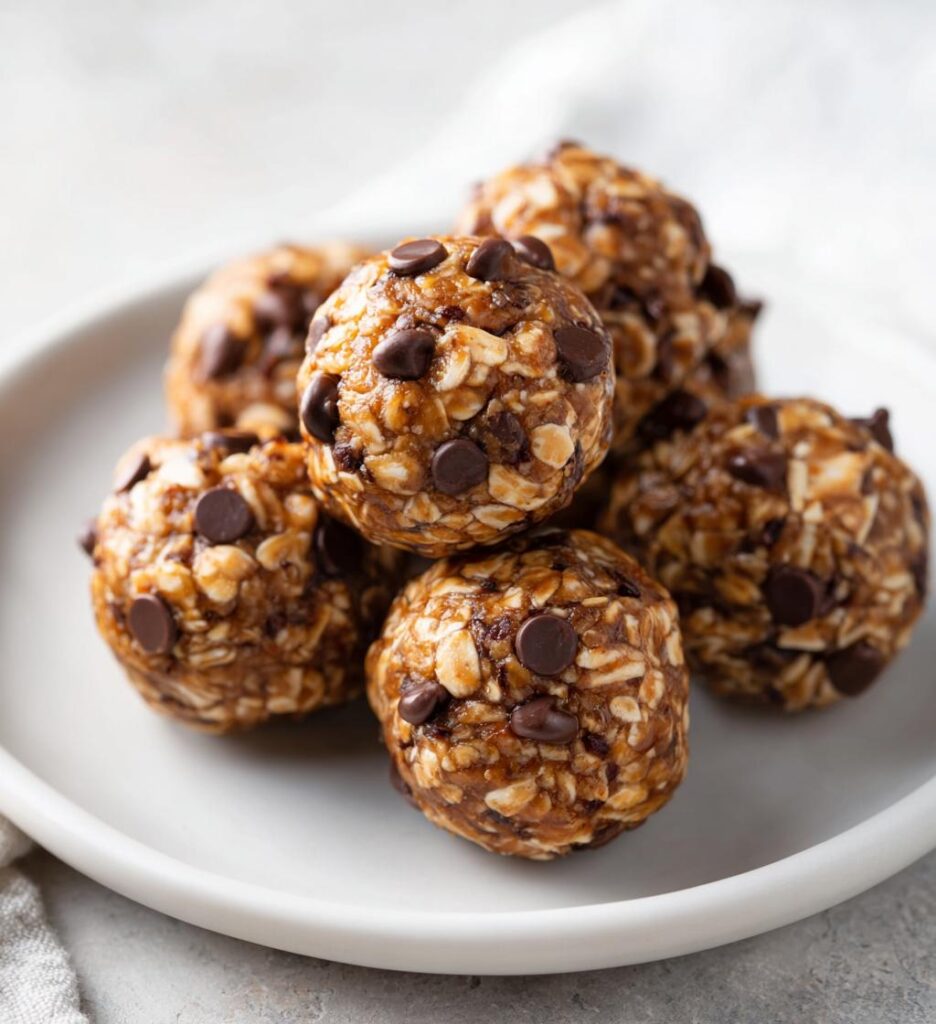 no bake oats energy balls recipe
