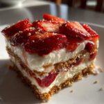 no bake strawberry lasagna
