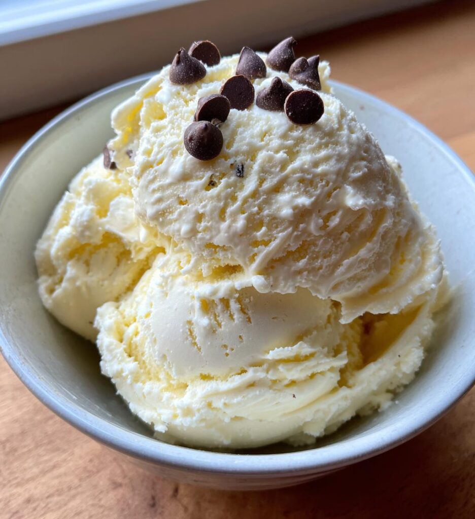 no churn vanilla ice cream