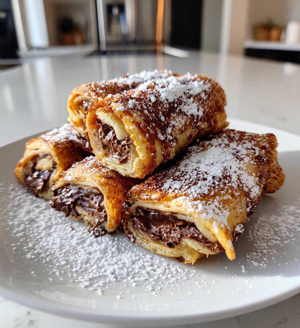 nutella french toast roll ups - detail 1