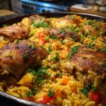 one pan spanish chicken and rice