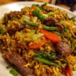 onion beef fried rice recipe