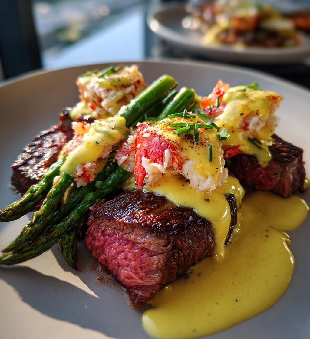 oscar style steak - detail 1