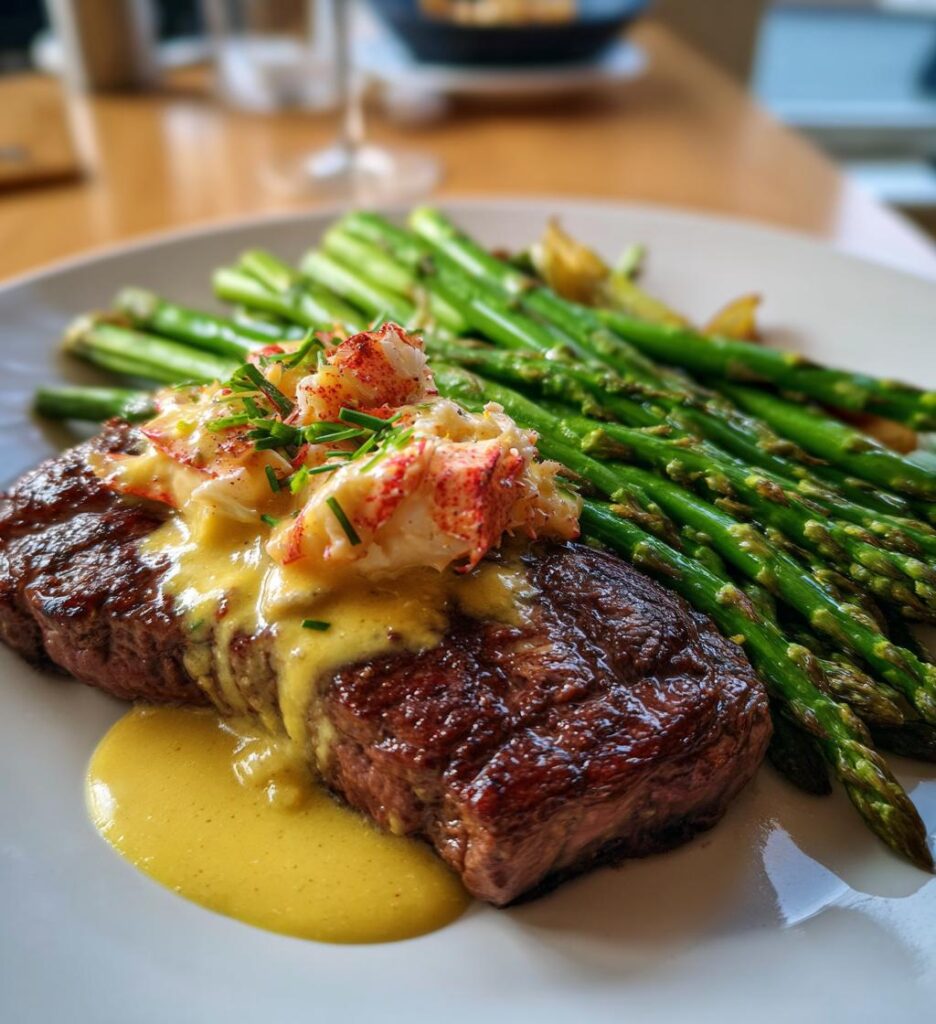 oscar style steak