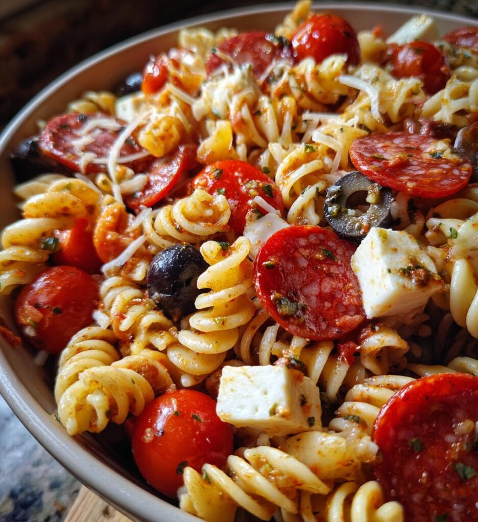 pepperoni pasta salad recipe
