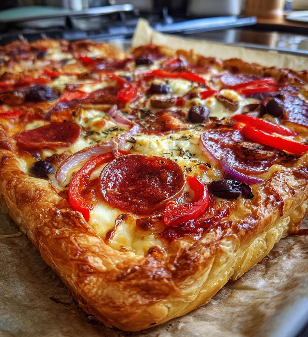 puff pastry pizza