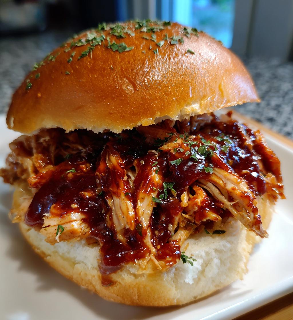 pulled bbq chicken crock pot recipe - detail 1