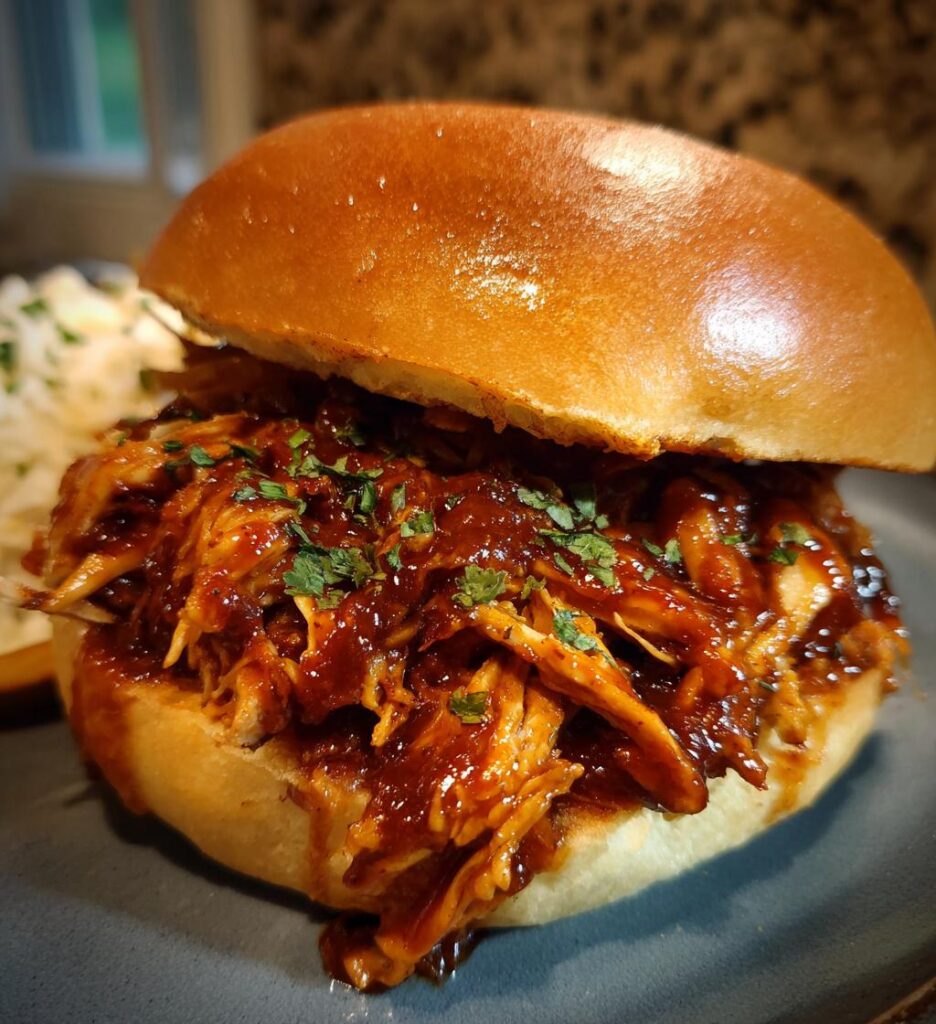 pulled bbq chicken crock pot recipe