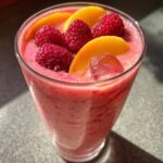raspberry peach protein smoothie recipe
