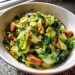 sausage and cabbage stir fry