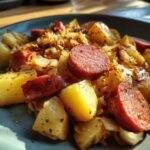 sausage sauerkraut and potatoes
