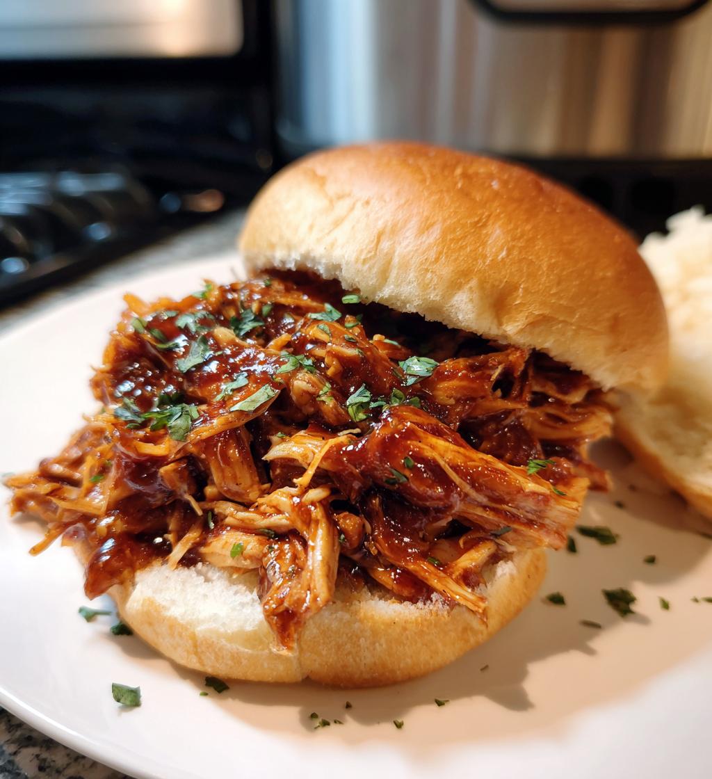 slow cooker bbq chicken recipe - detail 1