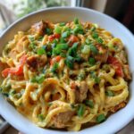spicy queso protein pasta