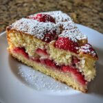 strawberry rhubarb cake