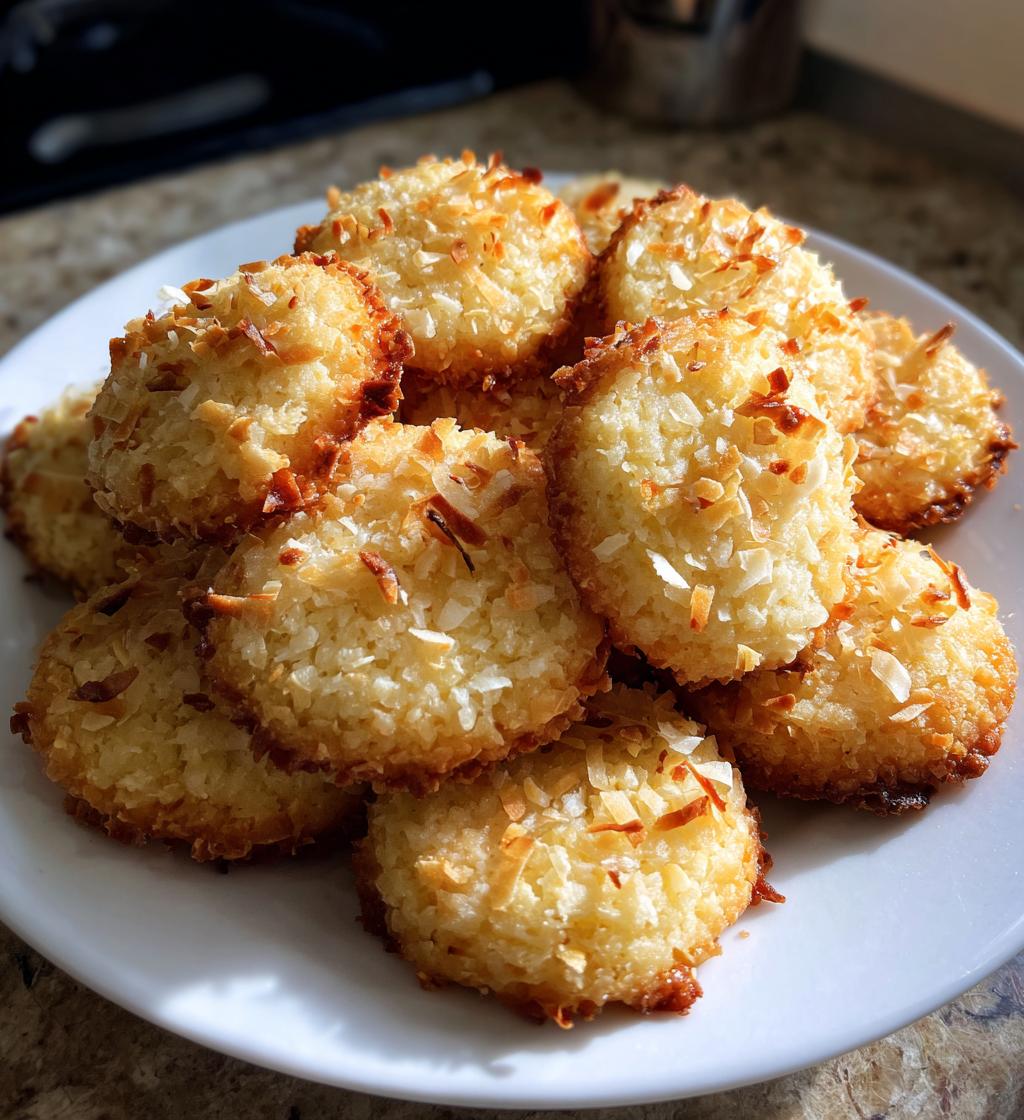 toasted coconut shortbread - detail 1