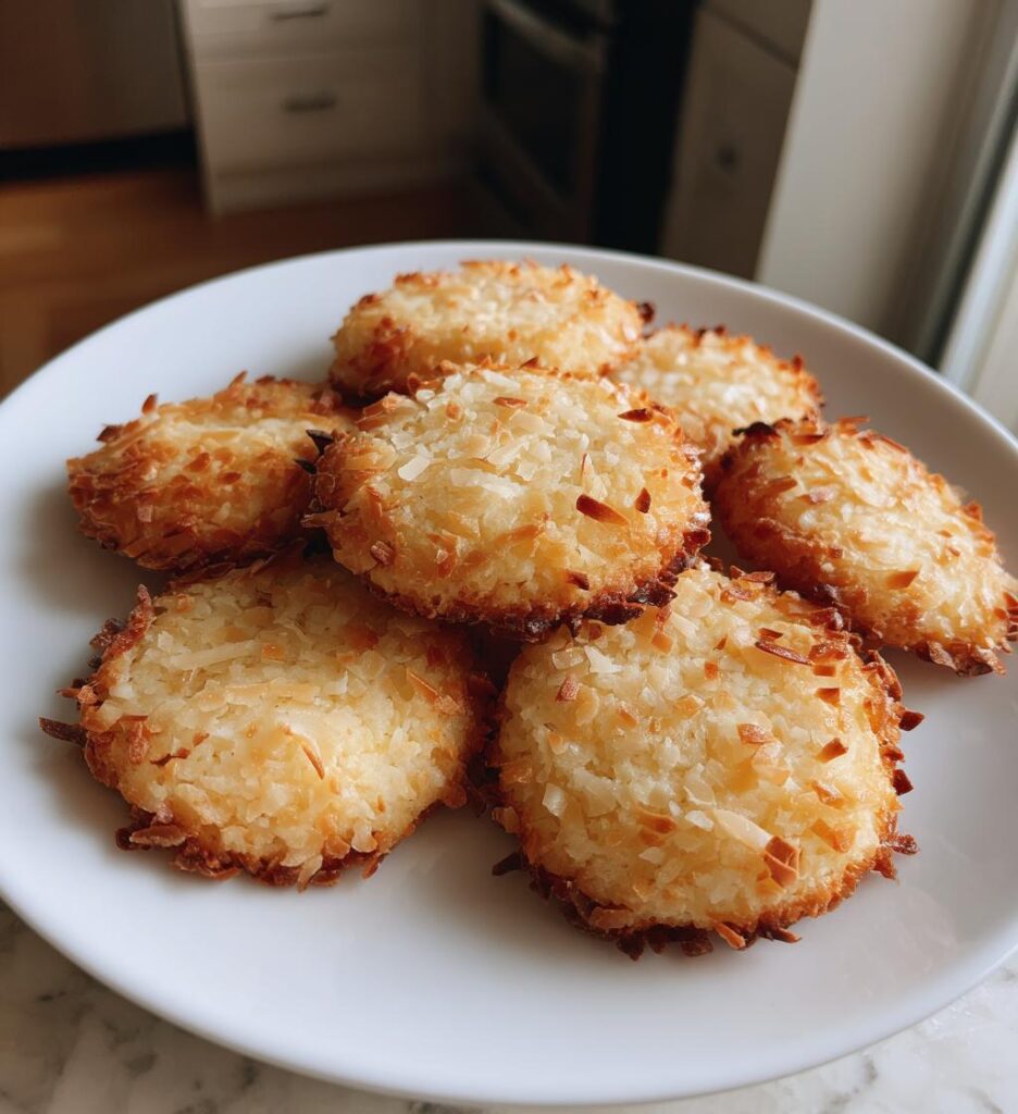 toasted coconut shortbread