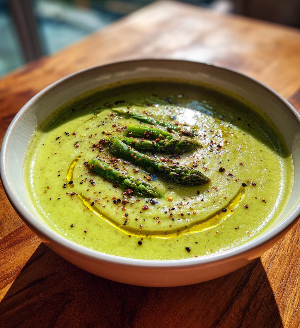 vegan asparagus soup