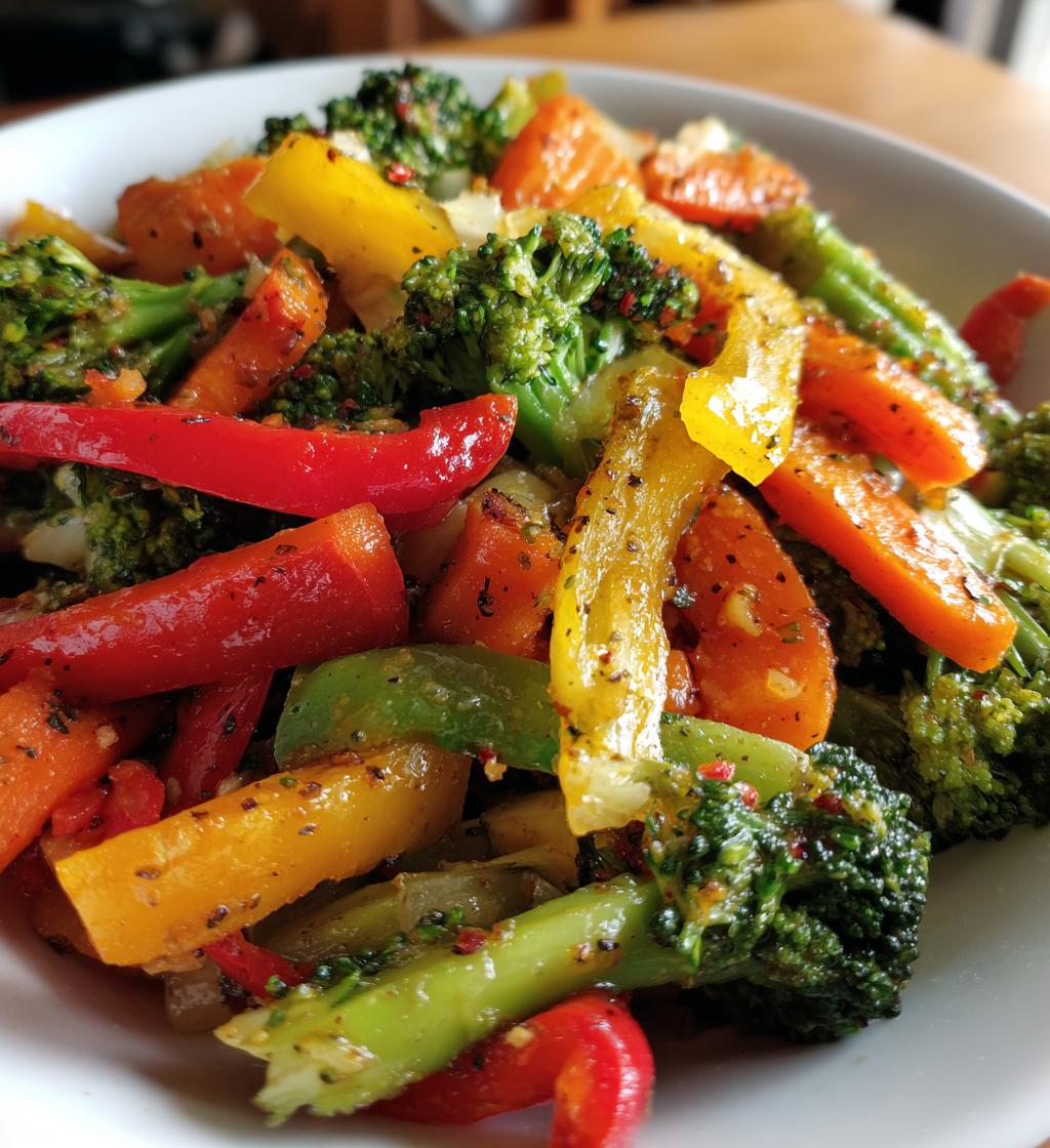 vegetable stir fry - detail 1