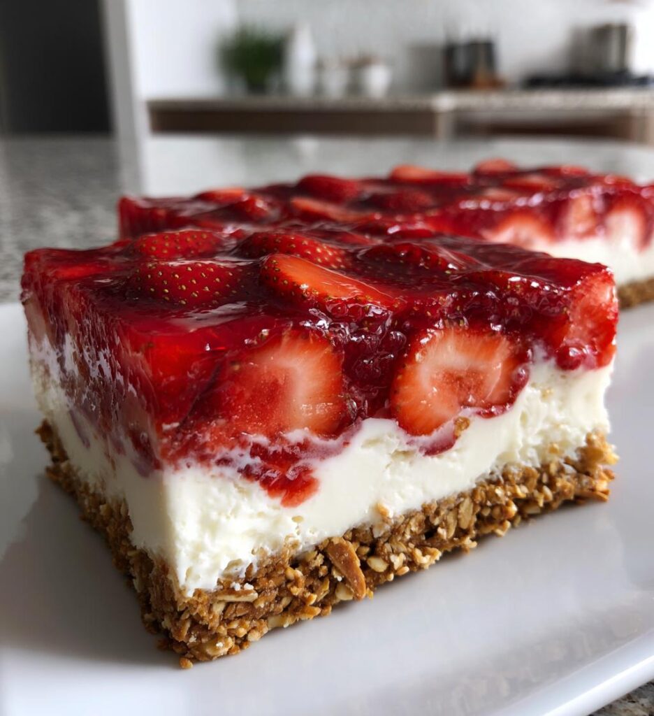 walking strawberry pretzel salad
