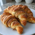 warm cinnamon crescent twists